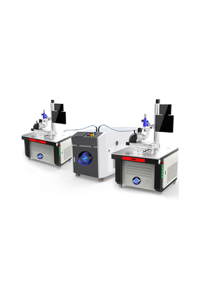 Manually 2 Station Portable Mini Engraving Laser Machine For Metal OEM