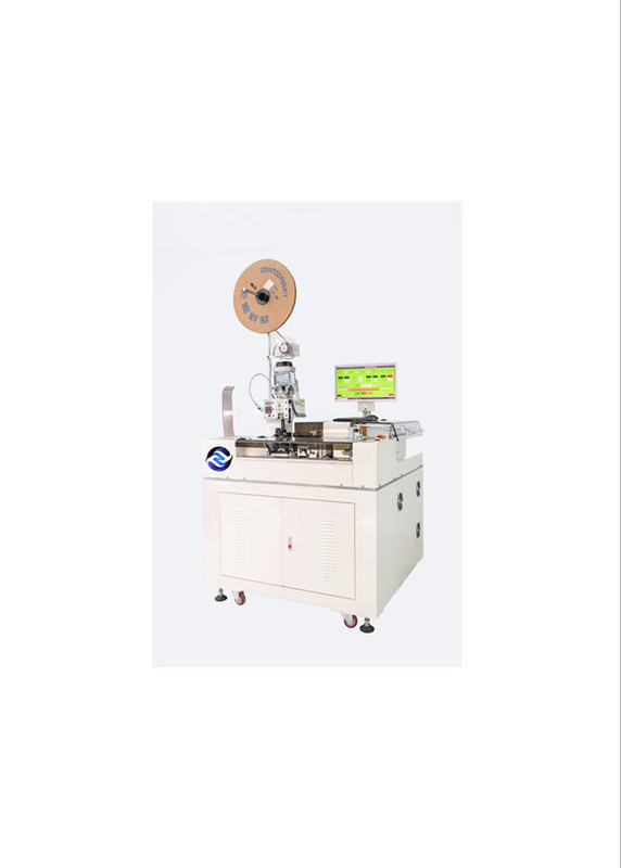 AWG20 50HZ Wire Cut Strip Crimp Machine Plastic Shell Automatic Piping Strip Cutting