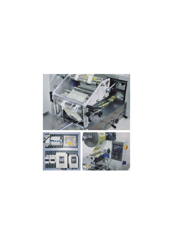 Automatic Pillow  Sealing Packaging Machine 2.4KW 250 Bags/Min 0.7Mpa
