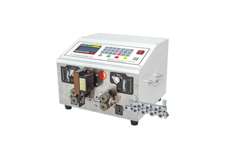 6mm2 400W Electric Automatic Wire Stripping Machine 50ft/Min Wire Cut And Strip Machine